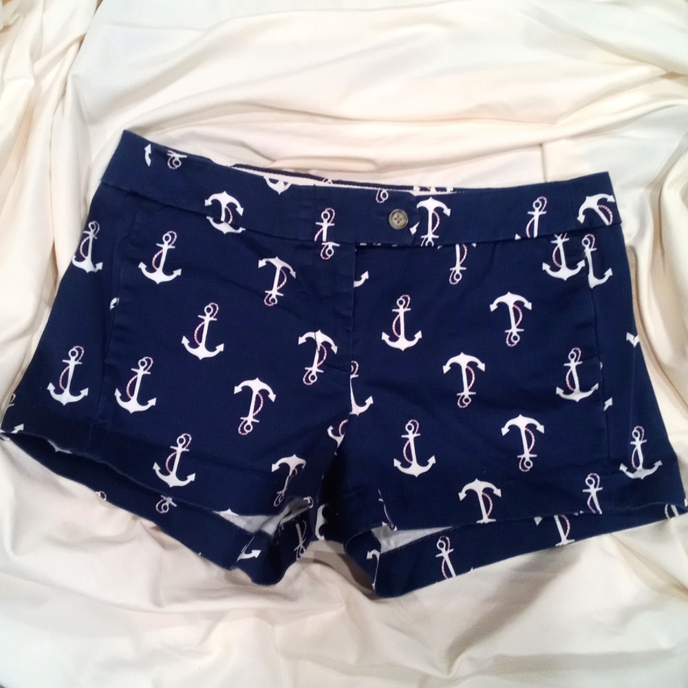 J Crew Nautical Navy Women's Shorts